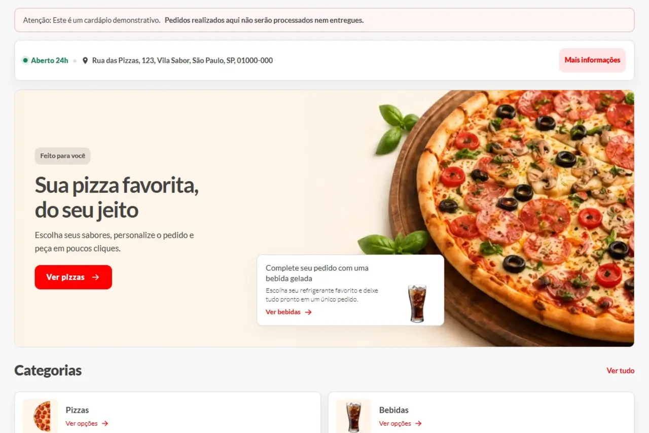 Painel de pedidos WooFood